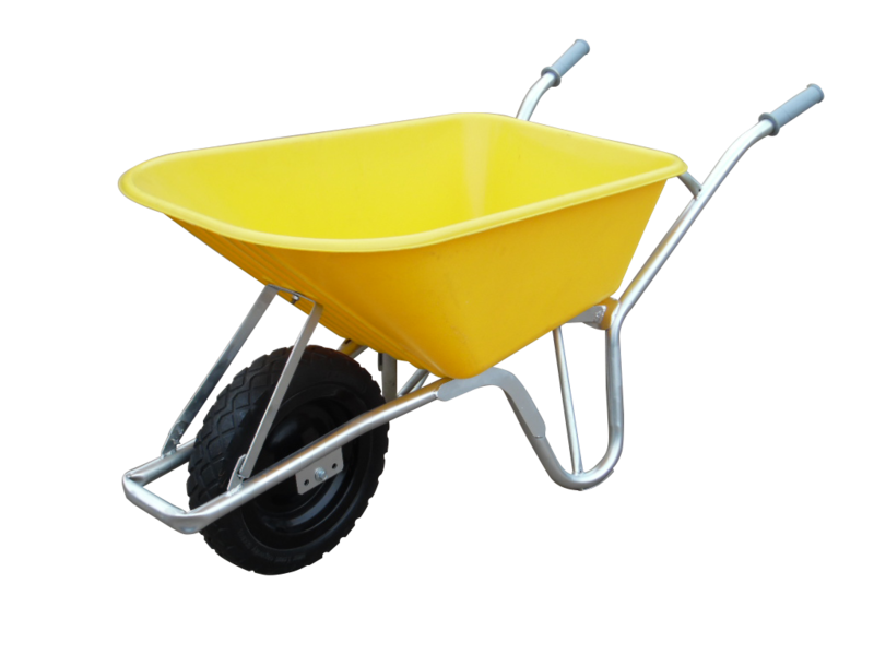 Yellow on sale plastic wheelbarrow